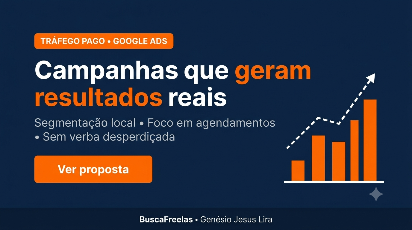Gestão de Tráfego Pago e Google Ads para Negócios Locais