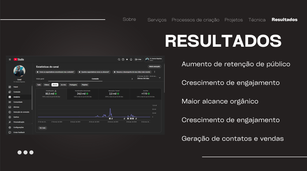 Editor de Vídeo & Storytelling Visual